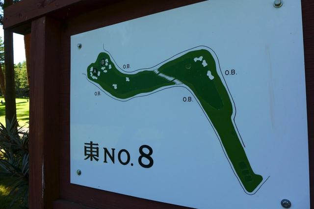 画像: 東8番、逆S字の名物パー5、1打目240ヤード、2打目200ヤードをしっかり打てば3オンが狙える