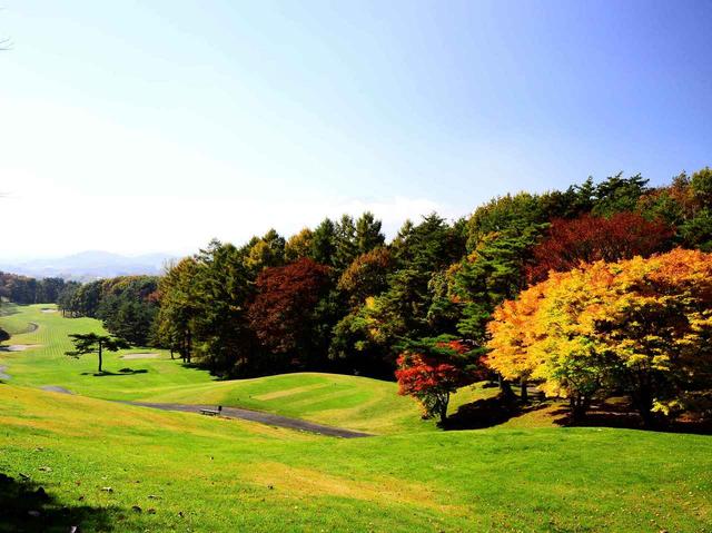 画像: 岩手山コース 5番、542Y、パー5