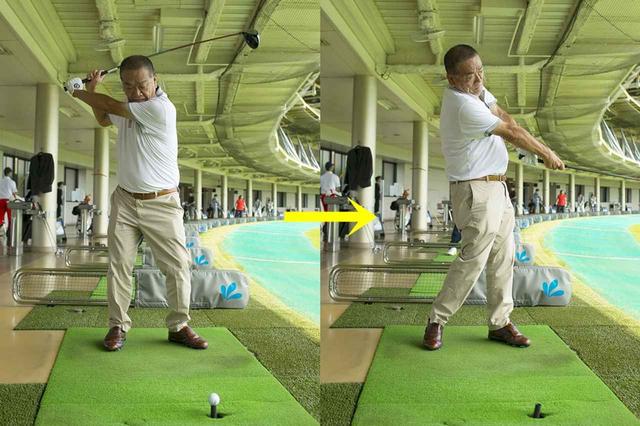 画像: ドリル 「スプリットハンド」で握って振る