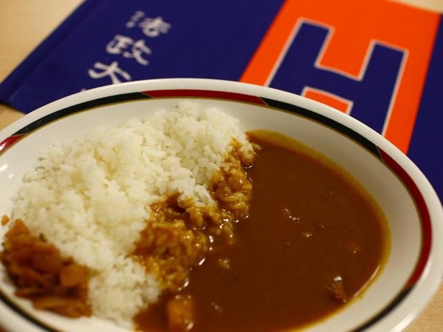 画像: 法政大学の「カレーライス」。シンプルだが、コクがありまろやかな味