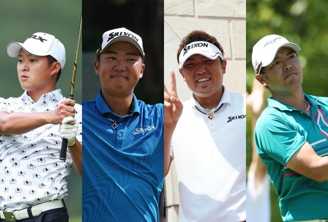 画像: 写真左から、今平周吾選手、出水田大二郎選手、秋吉翔太選手、武藤俊憲選手
