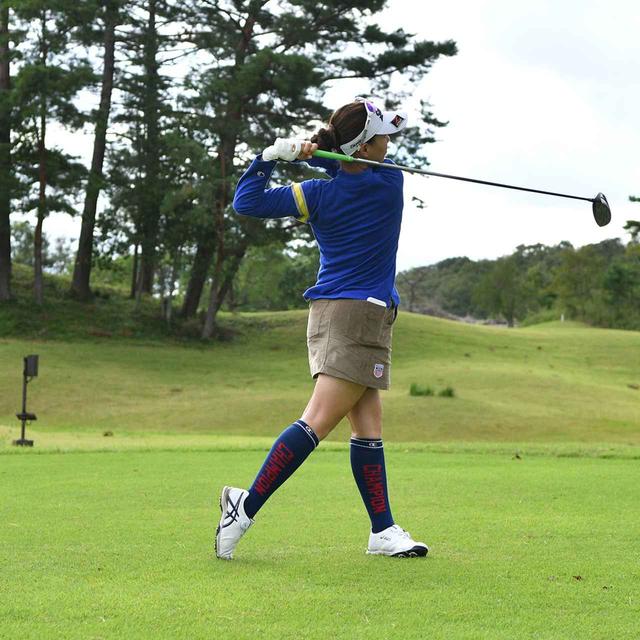画像8: 【ミート率】高松志門がオーバースウィング、シャフトクロスの悩みを解決。女子プロ 池内絵梨藻も受講中!