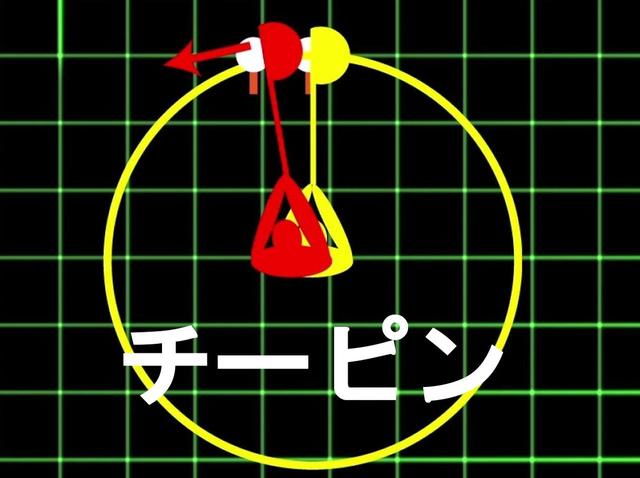 画像: スクェアに当てるために手を返すが、フェースがかぶり、チーピンが出てしまう