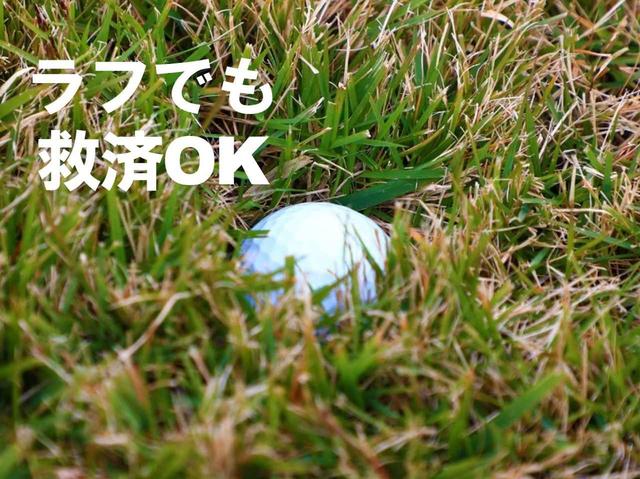 画像: 写真のように地面に食い込んでしまっているケースです。沈んでいるだけは救済外です