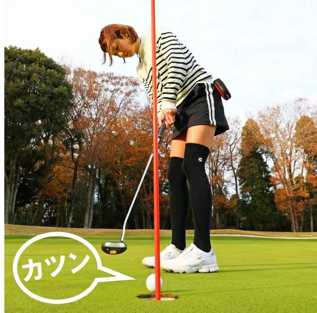 画像: ピンを挿したままでもいいから、ラウンド時間が短縮できますね