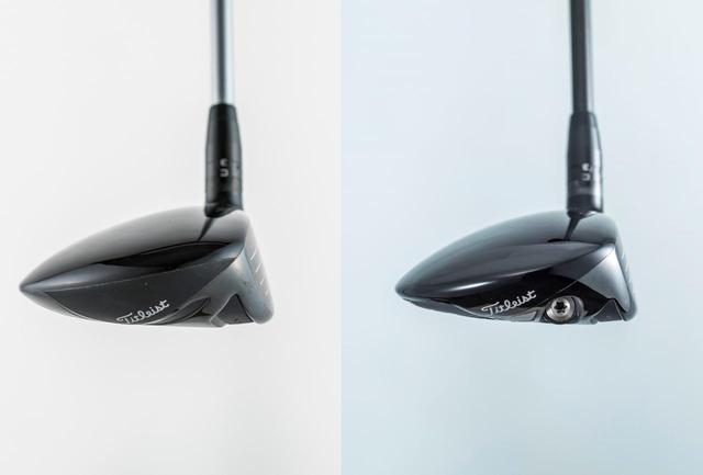 画像: 左がTS2、右が「SURE FIT CGウェイト」搭載のTS3(15度~18度)