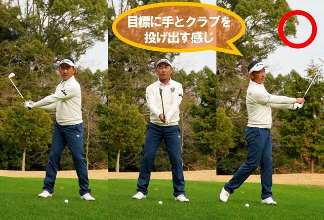 画像: 「水平に回すイメージです」