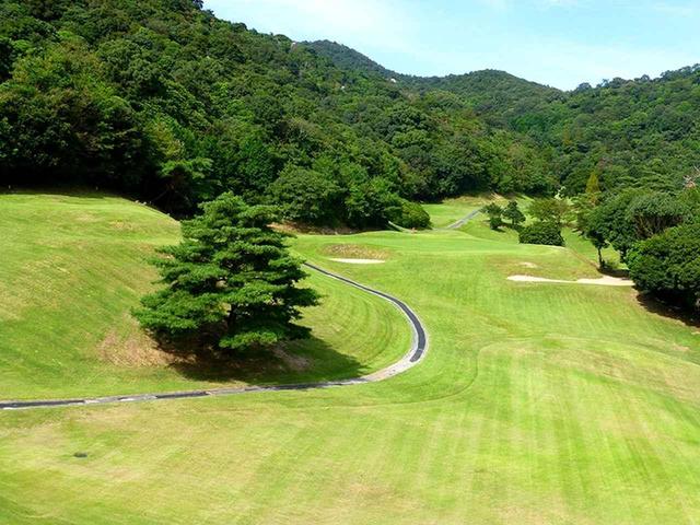 画像: 4番(293㍎・P4) 距離は短いが、グリーンは砲台状のためバンカーは深い。手造りコースらしい複雑なライが技量を問う