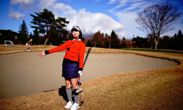 画像: このバンカー狙いです