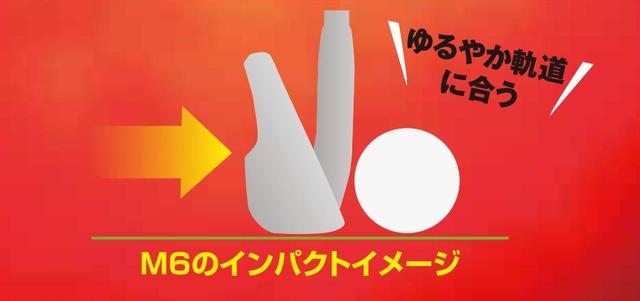 画像2: 【M6アイアン】グースネックでつかまりよし。やさしく飛ばしたい人へ