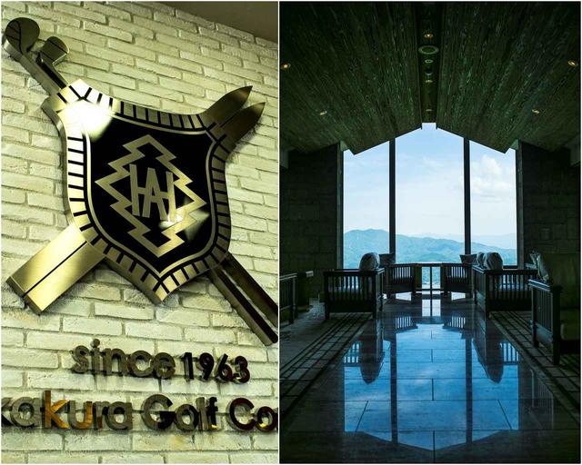 画像: Golf Skiのエンブレム。館内はリニューアルしたが繁岡コンセプトを踏襲