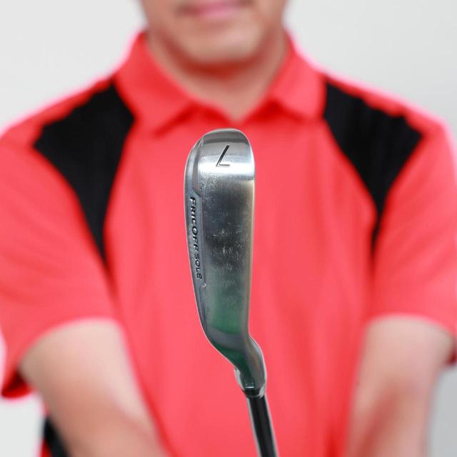 画像: ロフトが立っていても、7番だと思えば気楽に打てる