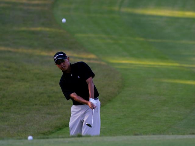 画像3: 難コースに他選手が落ちていく中、しのぎ切った谷口だけがアンダーパーで優勝(-3)。GD記録写真を見返してもバンカーからのショットシーンが多い