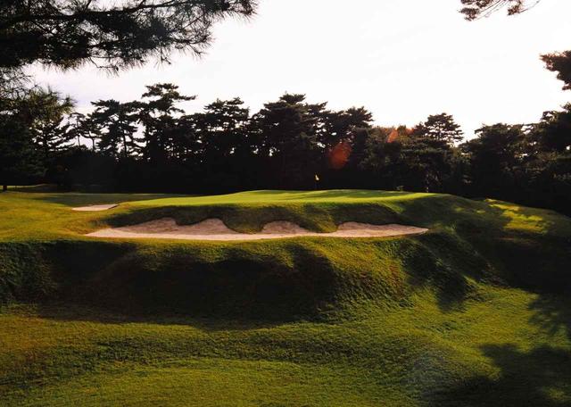 画像: 廣野GC7番ホール(190ヤード・パー3)※2019年現在、廣野GCは全面改修中(2019年秋に再開予定)