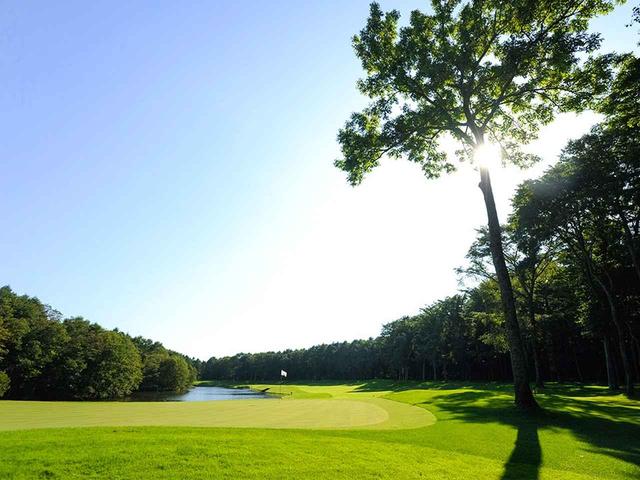 画像: 桂GC8番ホール(187ヤード・パー3)
