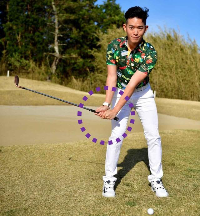 画像: 振り幅は小さくてもヘッドの運動量が多くなればなるほどヘッドスピードが上がって球が上がりやすくなります。コックを積極的に使ってバックスウィングしましょう