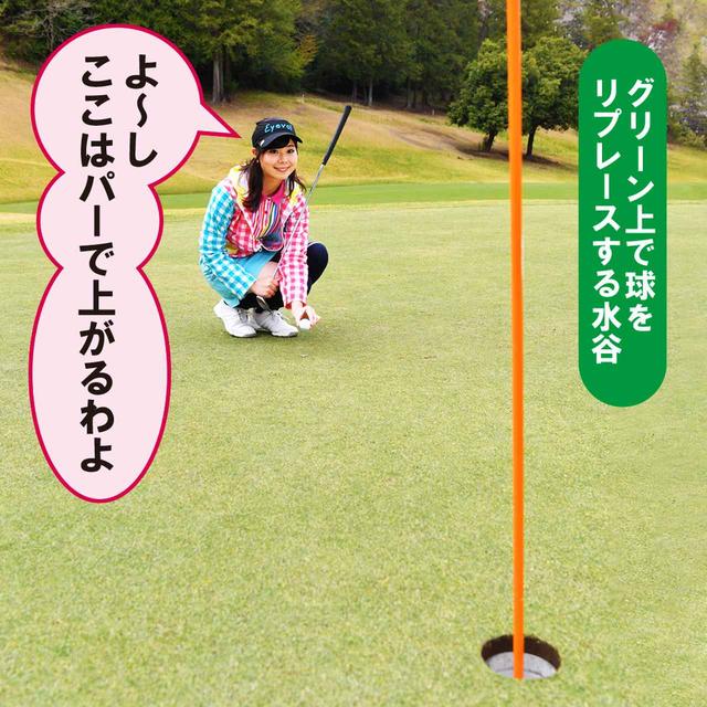 画像1: 【新ルール】グリーン上でリプレース後に強風で球が動いた、こういう場合の処置は?