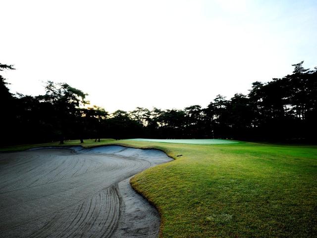 画像2: 11番ホール/455㍎/パー4 松の廊下と呼ばれるホール。フェアウェイには起伏があり、落とし場所によって左右どちらにもキックしてしまう