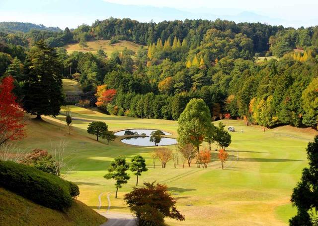 画像: ディアーパークゴルフクラブ 大和青垣国定公園の一部を占める丘陵コース 8番(492Y・P5)