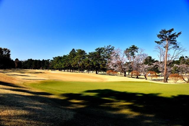 画像2: 東コース2番ホール/381㍎/パー4 フェアウェイの左右、グリーン手前にも深いバンカーが連なる(改造後)