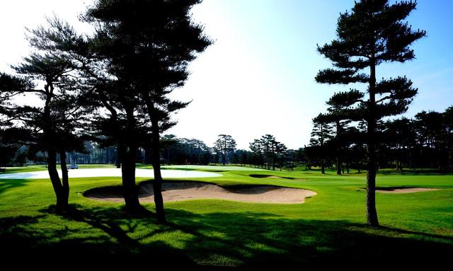 画像: 龍ヶ崎CC クラブハウスから見える風景。井上は景色と光の向きにもこだわった