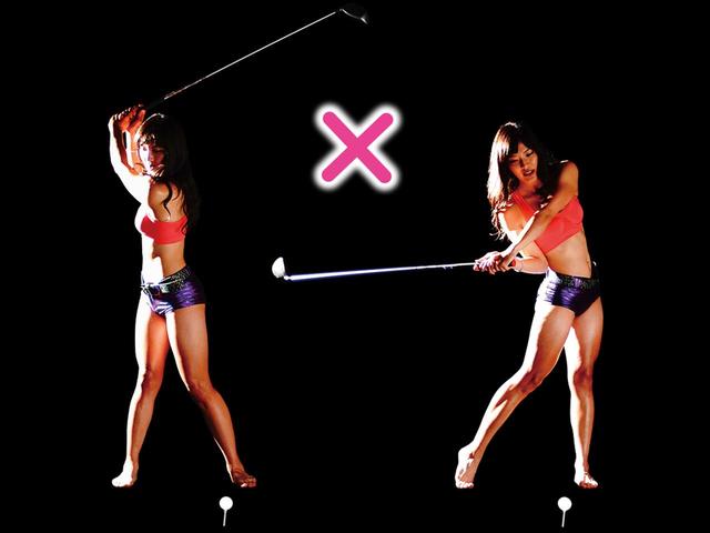 画像: ヘッドを動かそうとすると振り遅れてパワーが出ない