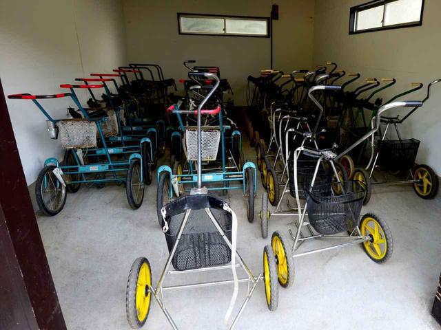 画像: 手引きカートでのラウンドも可能