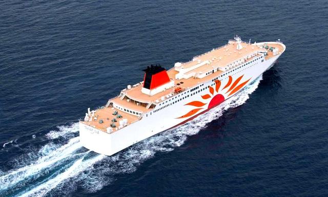 画像: 今回の旅行は、さんふらわあ あいぼり。全長153メートル、定員710名