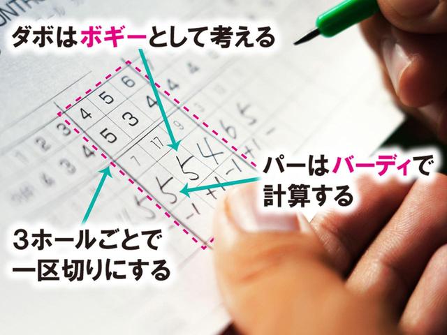 画像: 1ラウンドを「3ホールの6セット」で考える