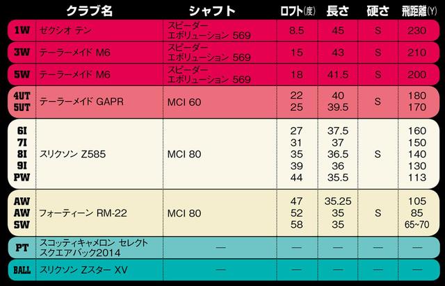 画像1: シャフトはすべてSで統一