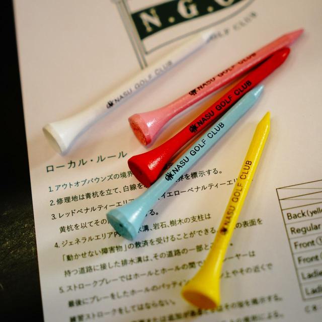 画像: カラフルなウッドティ