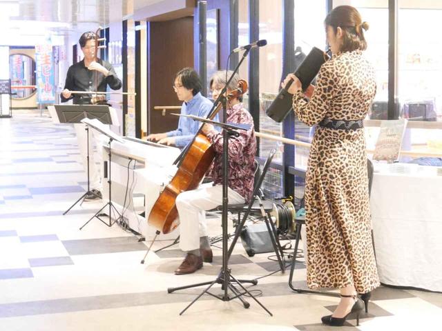 画像: 生演奏は乗船時と21時頃の2回。詳しいスケジュールは乗船時にご確認ください