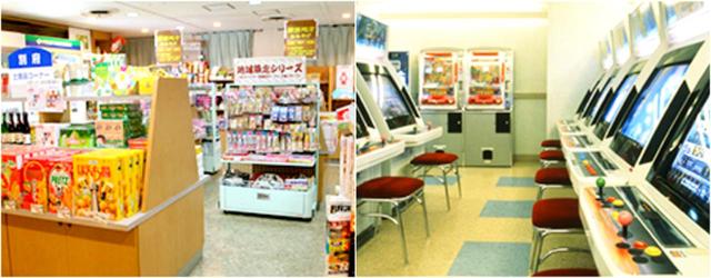 画像: 船内には売店や懐かしいゲームコーナーも