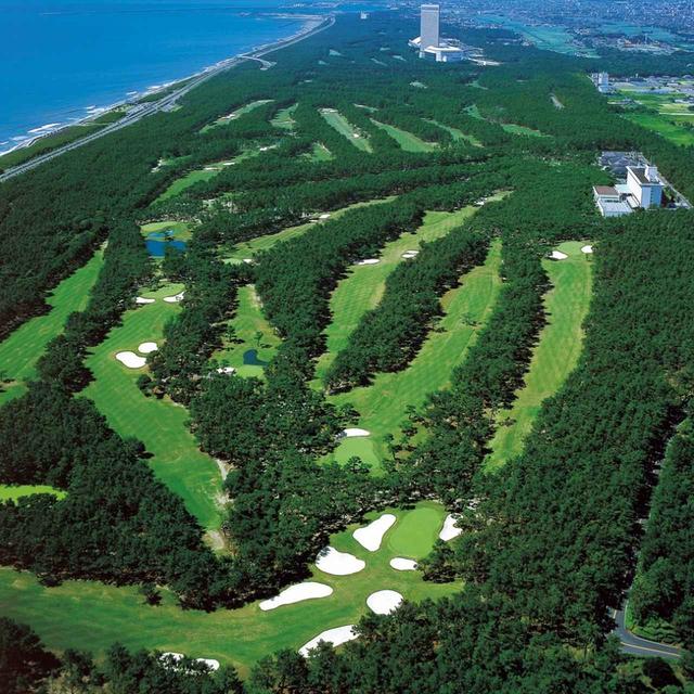 画像: 空から見たコース