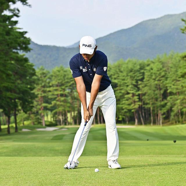 画像4: 【渋野日向子の先生⑤】青木翔コーチのスウィング基本講座「お腹で振る」