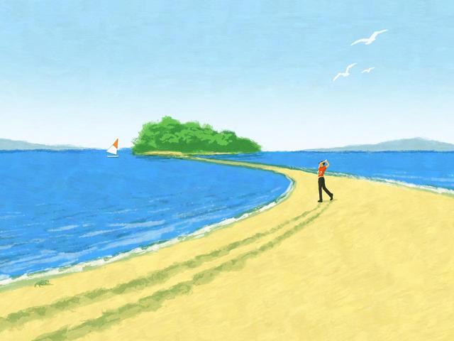画像: ロープを使って、右足、左足とステップ素振り。連続で!