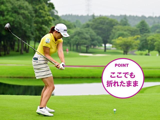 画像3: 【渋野日向子】振ったほうが曲がらないを証明した、迷いなく「振るスウィング!」