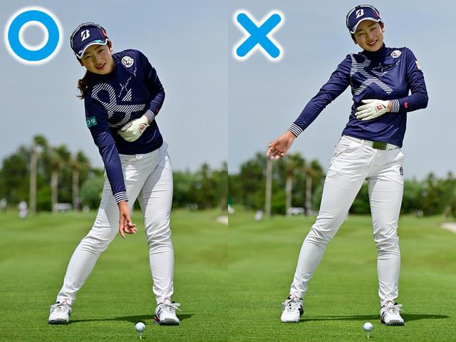 画像: 側屈を使い、体を締めて振り切るのが、松田プロのキレの源。少しでもキレが悪くなれば、メモして自分に喚起する