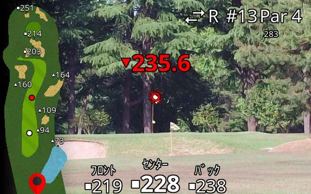 画像: コースマップが表示された計測画面