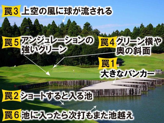 画像: 短いホールの罠を見抜いてから打つ