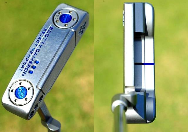 画像2: グリーンの硬さや体調によってマレットを使うことも。グリップはスーパーストロークを差す