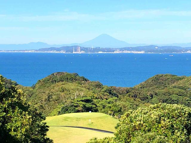 画像: 東京湾越しの富士山は絶景 東京ベイサイドゴルフコース(千葉県)