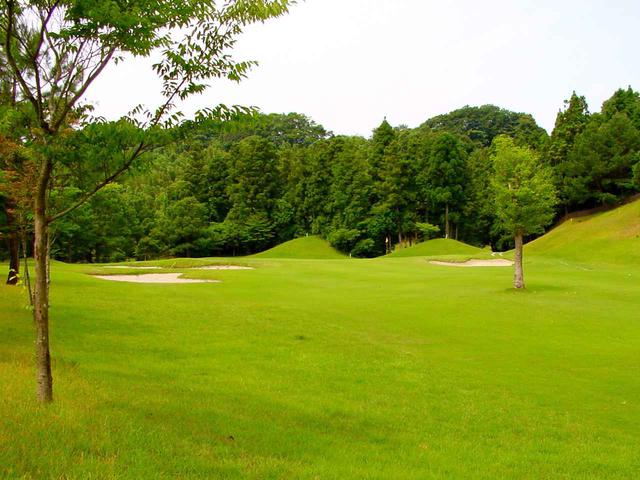 画像: 11番(439Y・P4)セカンド地点