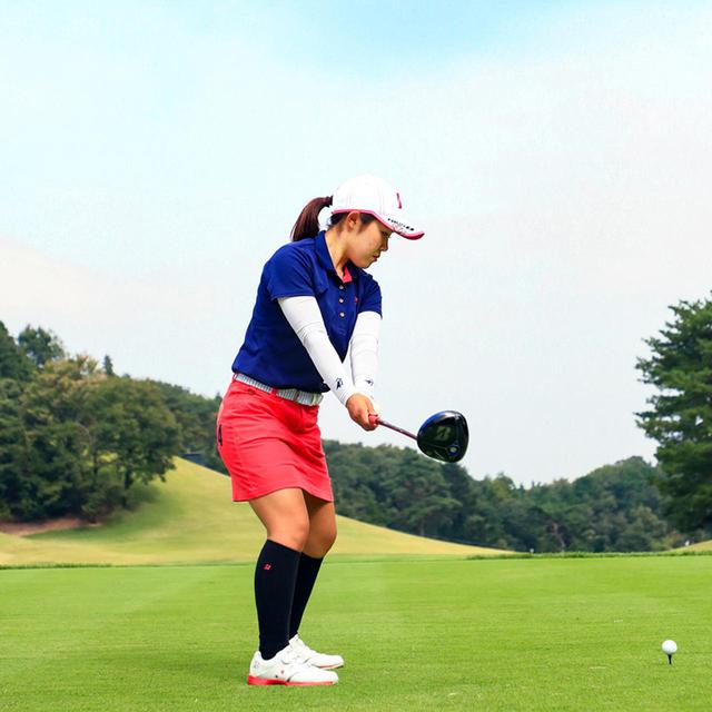 画像18: 【古江彩佳】どこを真似てもいい“ザ・教科書スウィング”。史上7人目のアマチュア優勝者は前傾角度が崩れない!