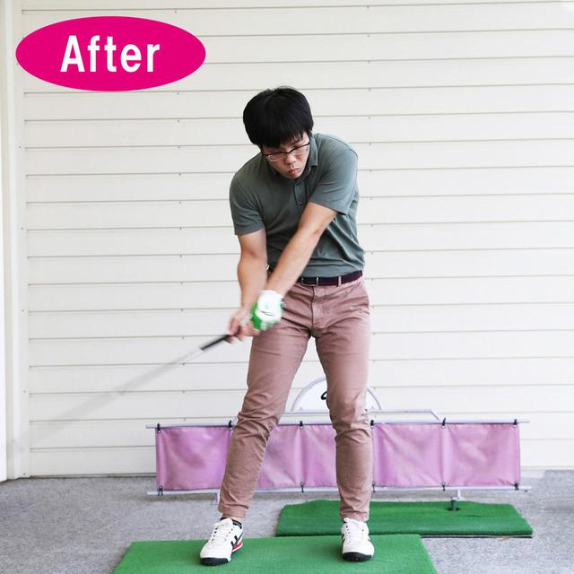 画像3: 【スウィングづくり】正しい顔の上げ方でヘッドが“ビュンビュン”走り出す③ ルックアップ打法の打ち方