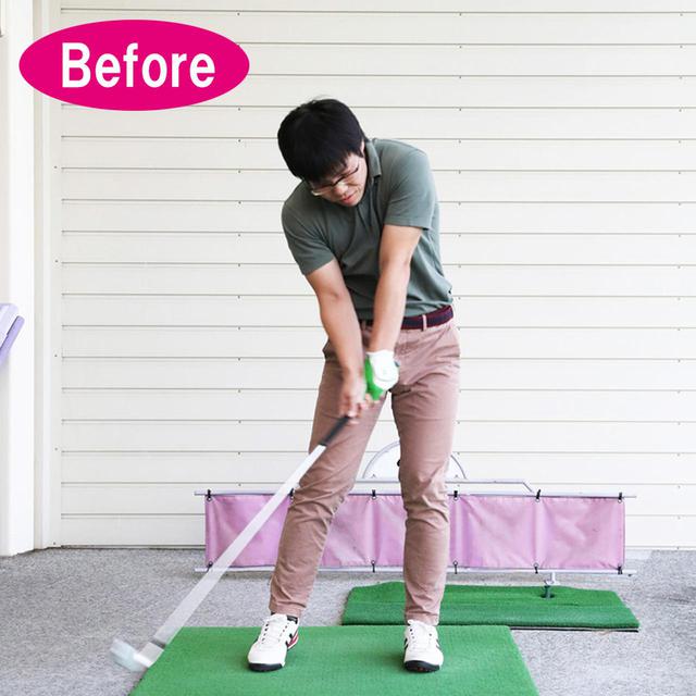 画像1: ボールを見る意識が強いとヘッドが走らない