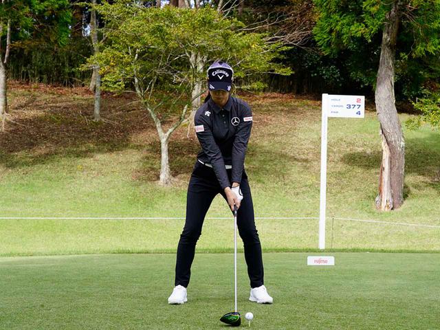画像1: 【柏原明日架】ゆるみのないヒップターン、柔軟性の高い美スウィング。2019年2勝
