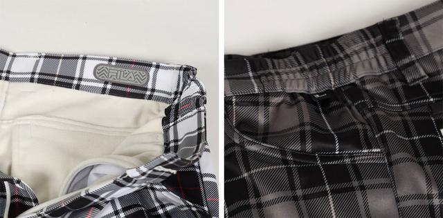 画像: 冬場のウェアに嬉しいシャツ裾の飛び出しを抑制するストッパー付き。ウエストのサイドは伸縮性があり、快適プレーを可能にします