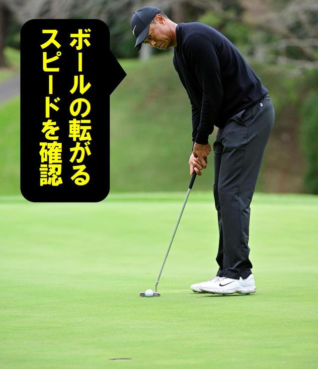画像14: 【パット研究】タイガーの構えと打ち方、ギア選びに詰まった「パッティングの極意」、中井学プロが解説!