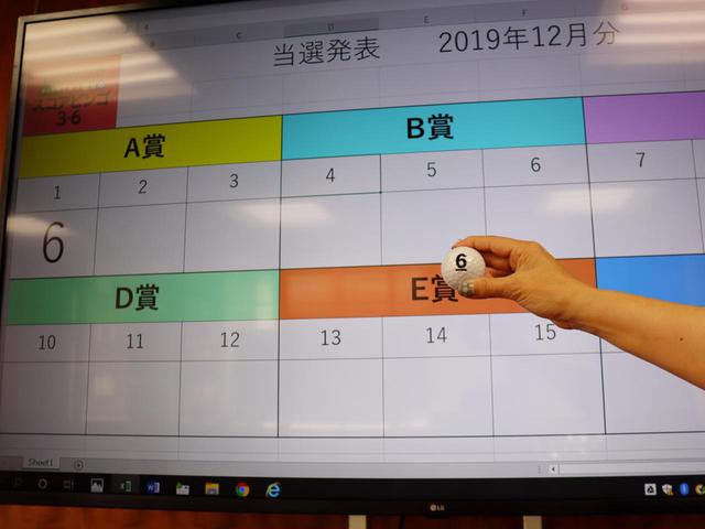 画像: A賞1番ホールのスコアは6